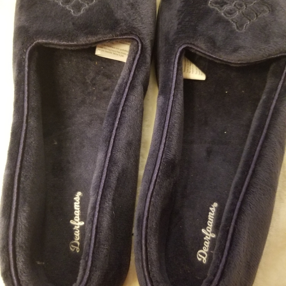 New navy Dearfoams